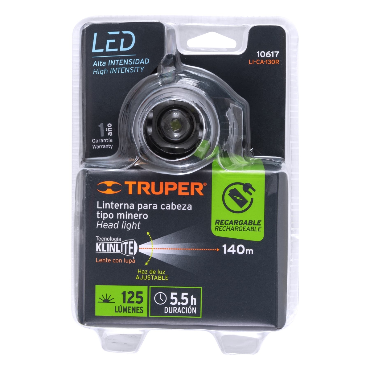Linterna Tipo Minero Led 125lm TRUPER