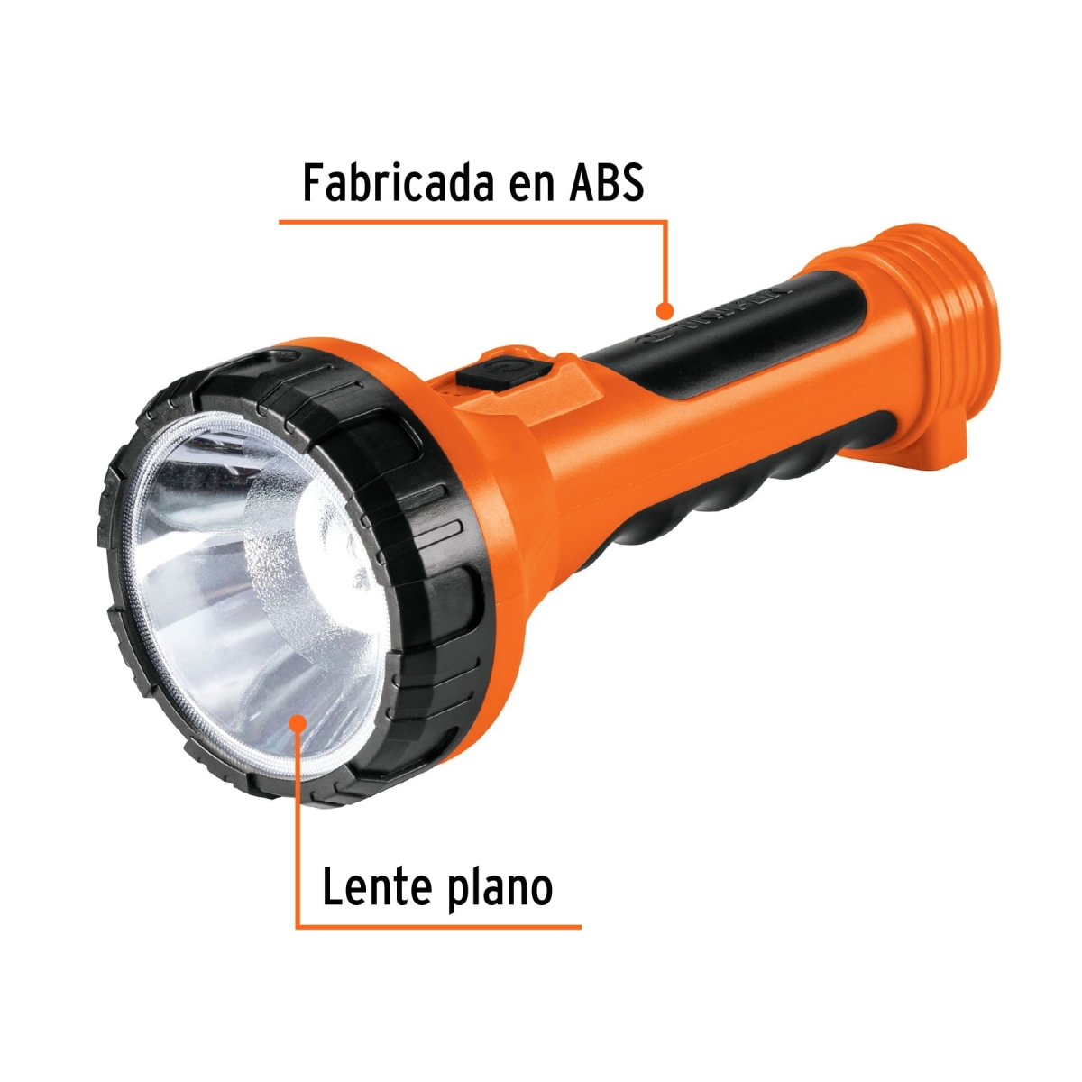 Linterna Plastica Recargable 200lm TRUPER
