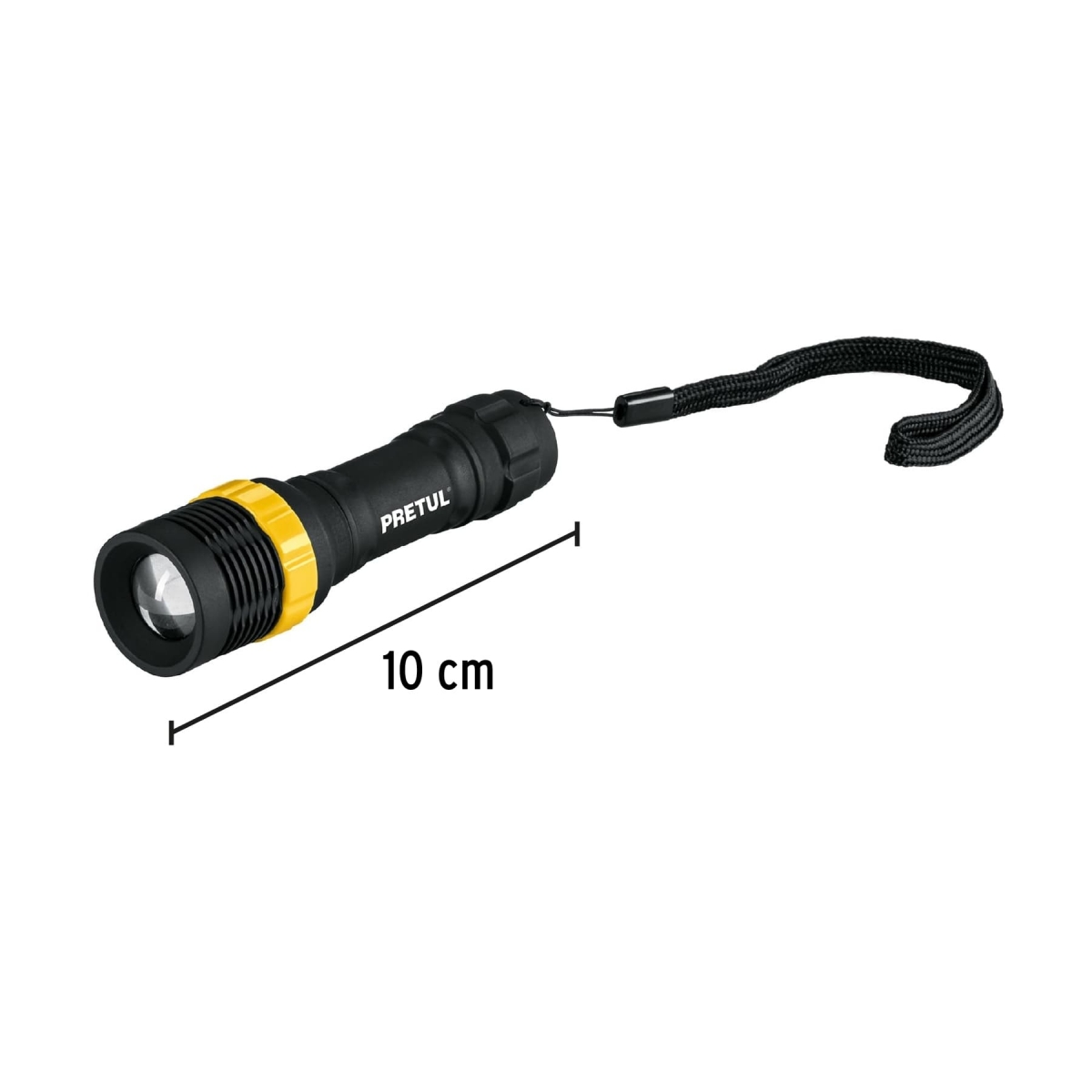 Linterna Plastica de Pilas 40lm PRETUL