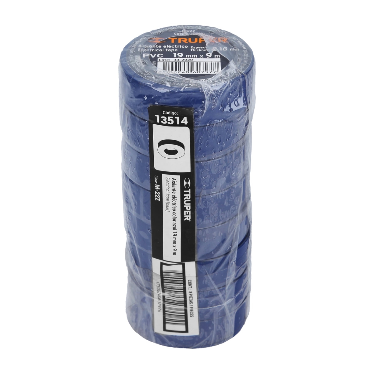 Cinta de Aislar Azul 9m TRUPER