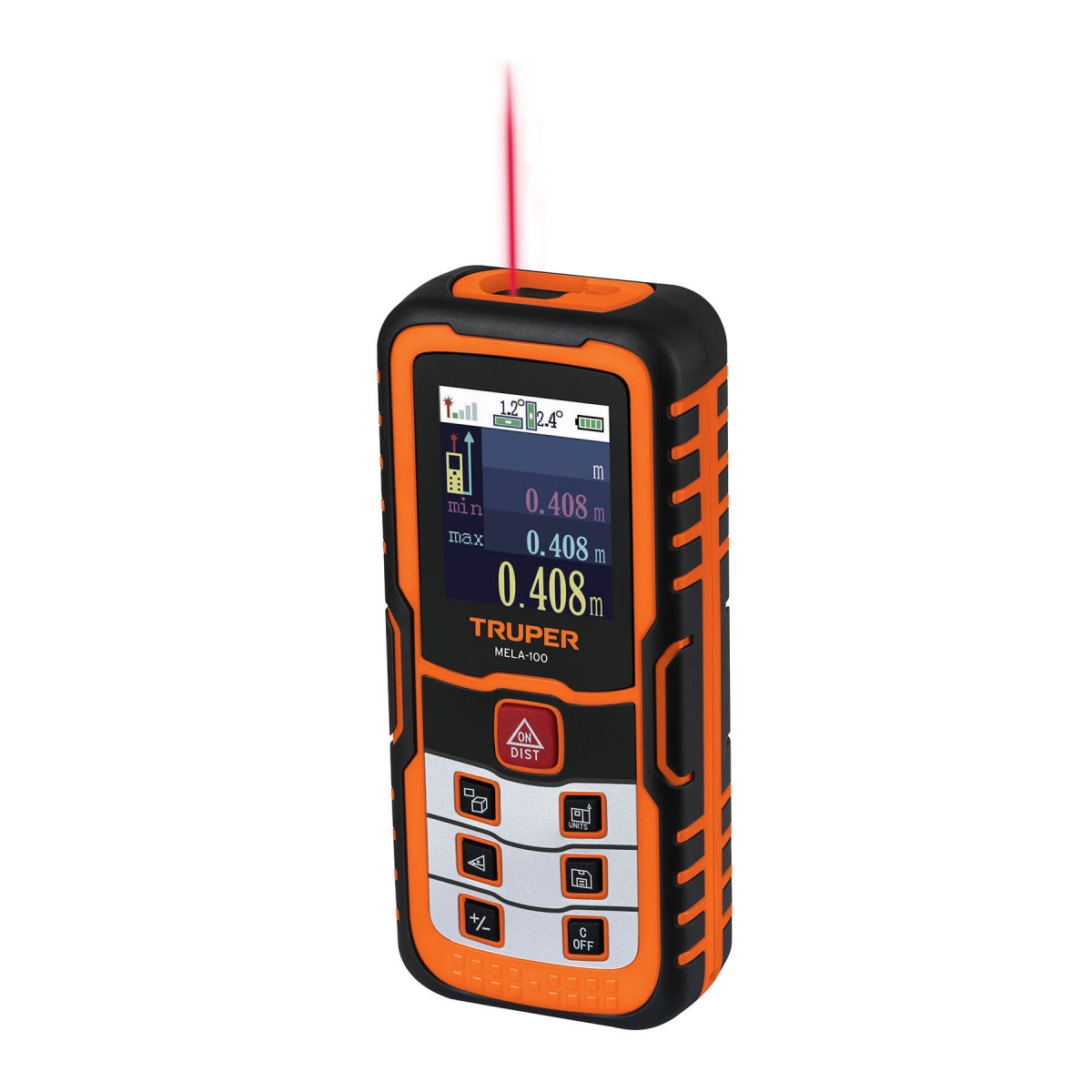 Medidor laser de distancia 100m TRUPER