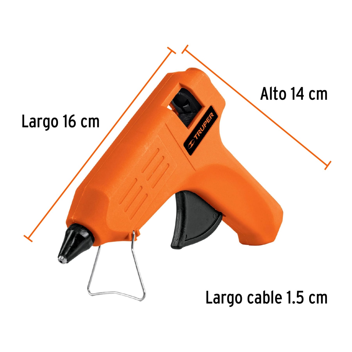 Pistola de Silicona 25W 1/2 TRUPER