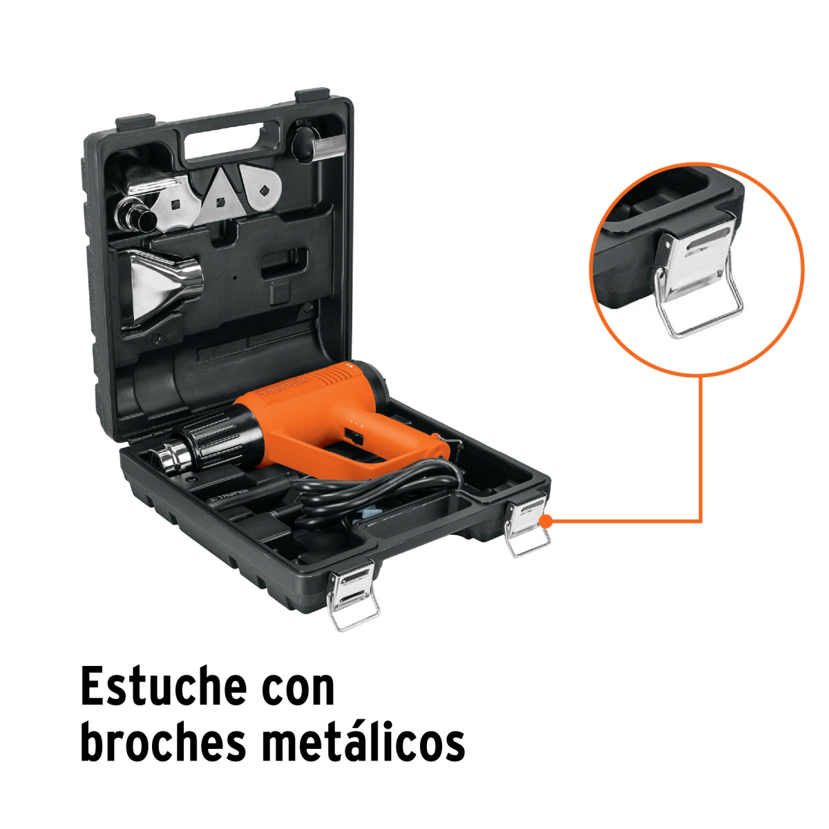 Pistola de Calor Profesional 2.000W TRUPER