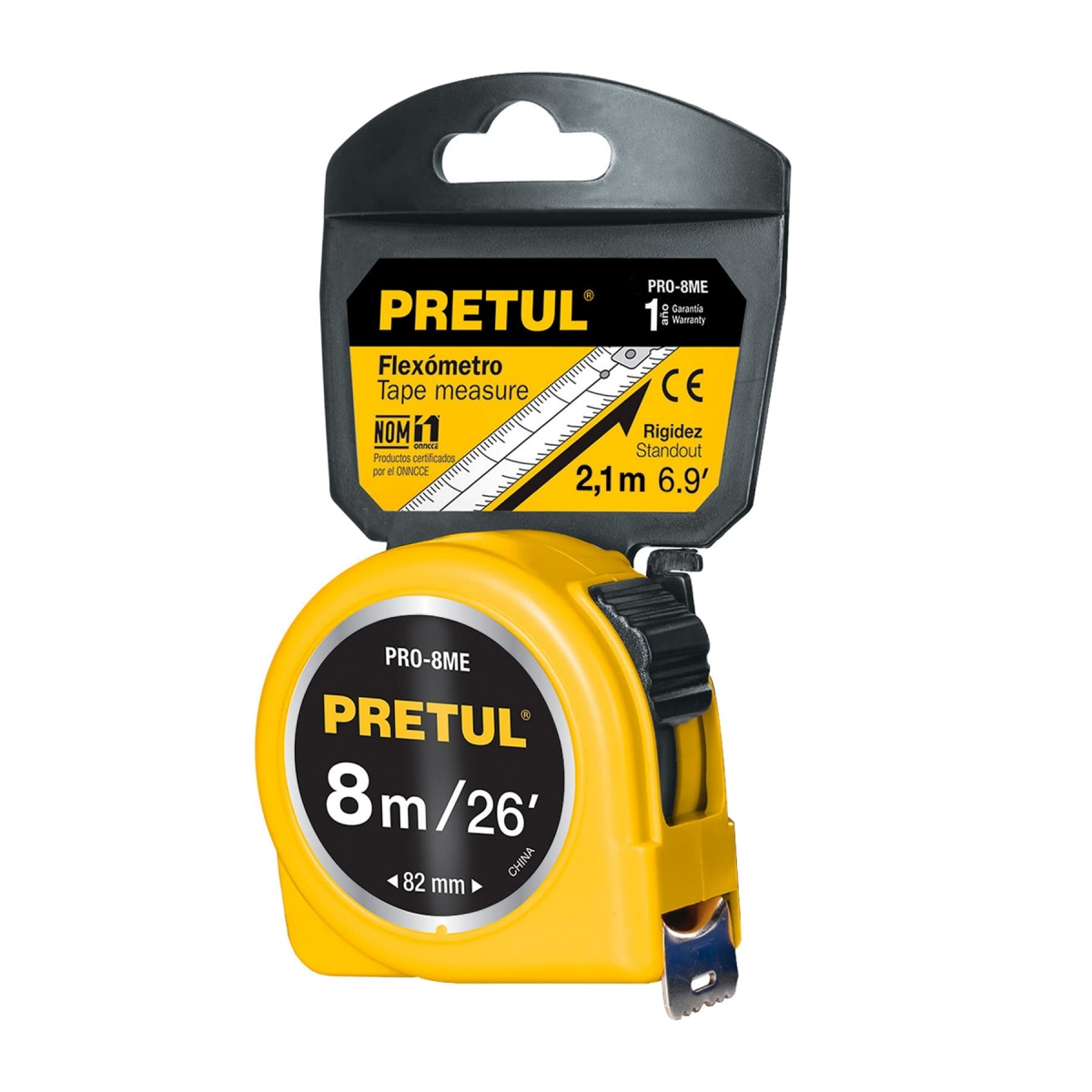 Flexometro 3m PRETUL
