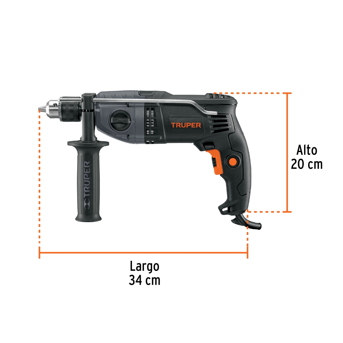 Taladro Percutor 1/2" 900W TRUPER EXPERT