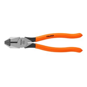 Alicate de Electricista Profesional Cabeza Cuadrada 8" TRUPER