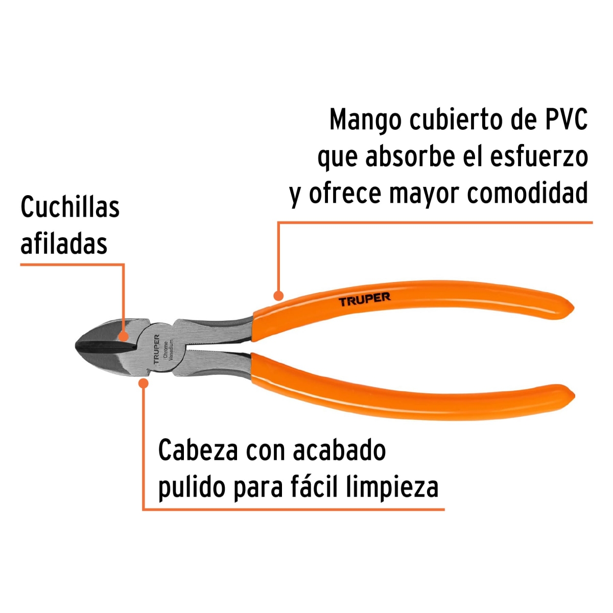 Alicate Corta Frio 8" TRUPER