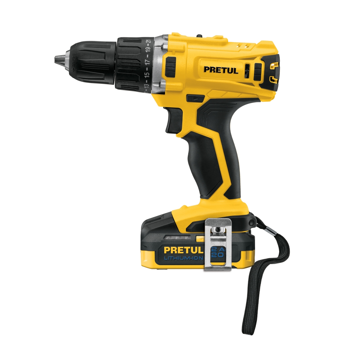 Taladro Percutor 1/2" 20V PRETUL
