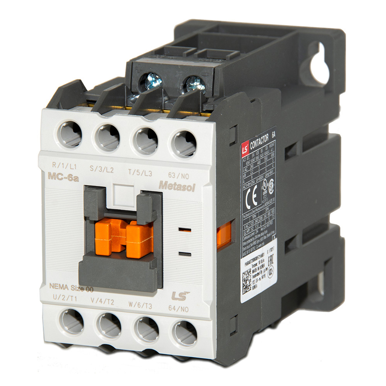 Contactor METASOL LS 6A 24V AC