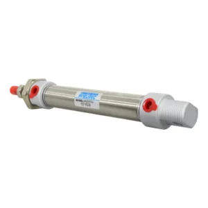 CILINDRO NEUMATICO REDONDO ACERO INOX CRA 75mm DIA 20mm 1/8" NPT PNEUTEC