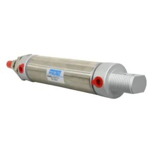 CILINDRO NEUMATICO REDONDO ACERO INOX CRA 75mm DIA 32mm 1/8" NPT PNEUTEC