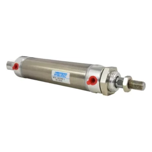 CILINDRO NEUMATICO REDONDO ACERO INOX CRA 80mm DIA 32mm 1/8" NPT PNEUTEC