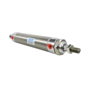 CILINDRO NEUMATICO REDONDO ACERO INOX CRA 100mm DIA 32mm 1/8" NPT PNEUTEC