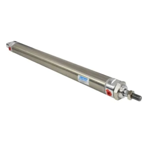 CILINDRO NEUMATICO REDONDO ACERO INOX CRA 300mm DIA 32mm 1/8" NPT PNEUTEC