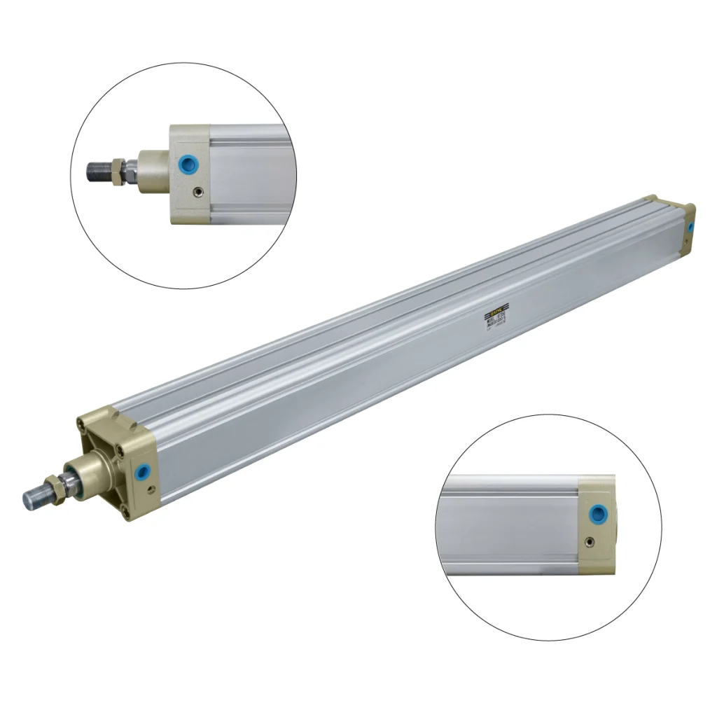 CILINDRO NEUMATICO CRA 1000mm DIA 80mm 3/8" NPT STNC