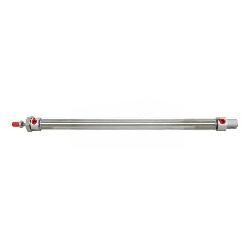 CILINDRO NEUMATICO REDONDO ACERO INOX CRA 300mm DIA 20mm 1/8" NPT PNEUTEC - Imagen 2