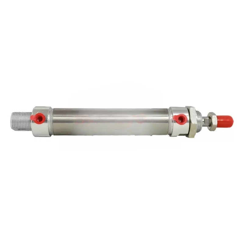 CILINDRO NEUMATICO REDONDO ACERO INOX CRA 75mm DIA 25mm 1/8" NPT PNEUTEC - Imagen 2