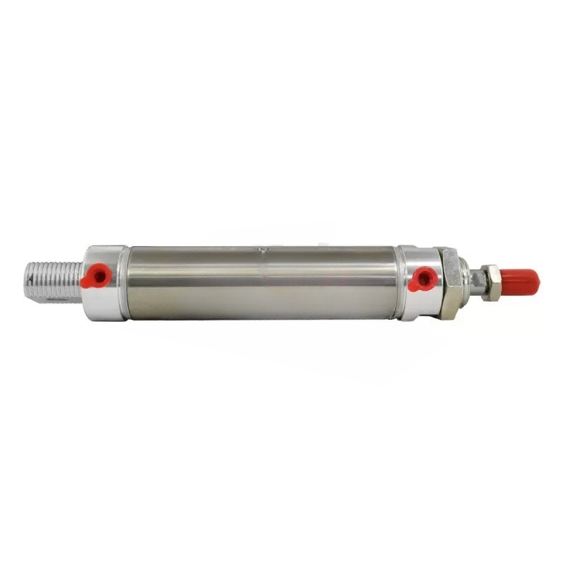 CILINDRO NEUMATICO REDONDO ACERO INOX CRA 80mm DIA 32mm 1/8" NPT PNEUTEC - Imagen 2