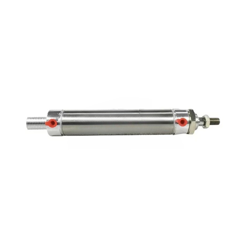 CILINDRO NEUMATICO REDONDO ACERO INOX CRA 100mm DIA 32mm 1/8" NPT PNEUTEC - Imagen 2