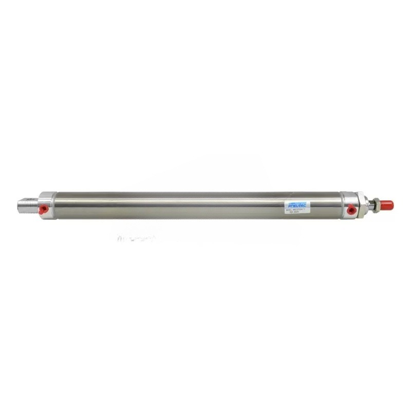 CILINDRO NEUMATICO REDONDO ACERO INOX CRA 300mm DIA 32mm 1/8" NPT PNEUTEC - Imagen 2