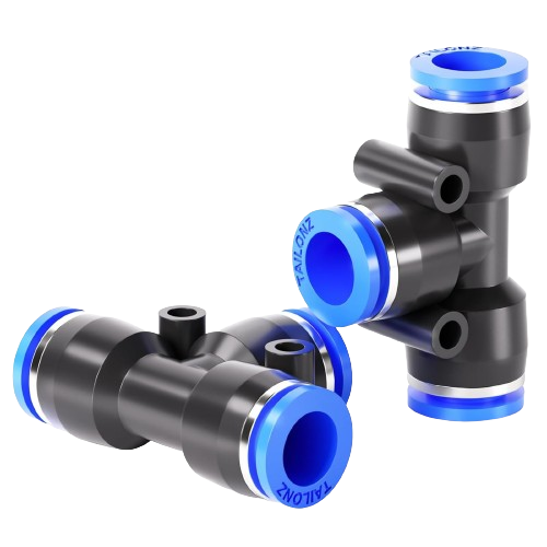 Racor Instantaneo T Mang 12mm - Mang 10mm (x2) PNEUFLEX