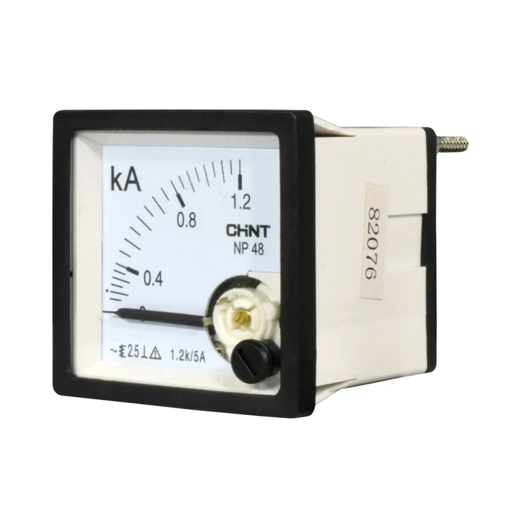 Amperimetro Analogo CT/5A 0-1200A 48X48mm CHINT