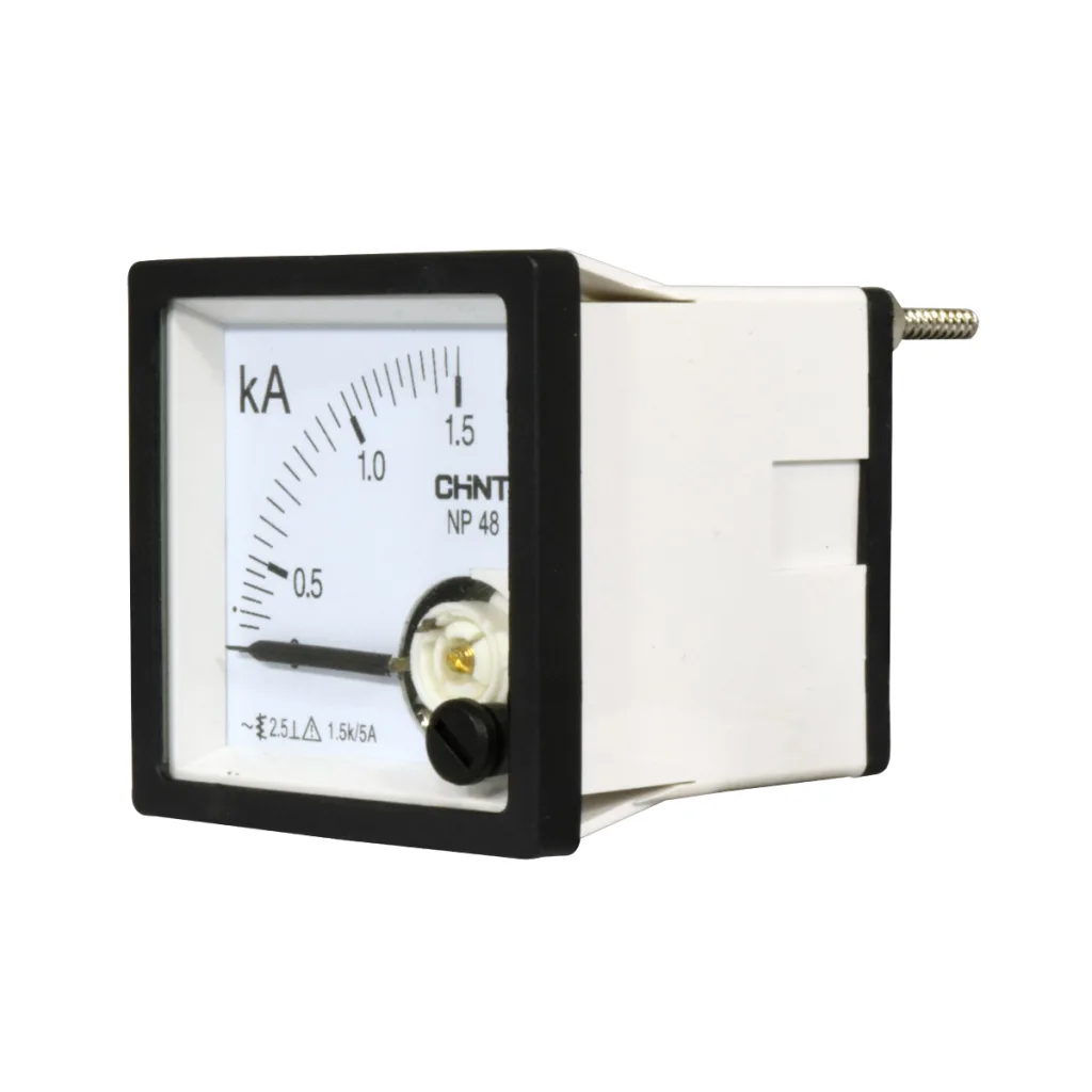 Amperimetro Analogo CT/5A 0-1500A 48X48mm CHINT