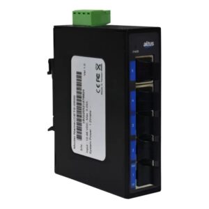 Switch Industrial / 5 In Ethernet / 1 Out (Rele) / 12-48VDC / IP30 | ALTUS