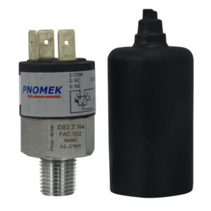 Interruptor de Presión 1/4" NPT / 1NA+1NC / 0.2 - 2 bar / 2.9 - 29 PSI / 250VAC | PNOMEK