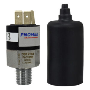 Interruptor de Presión 1/4" NPT / 1NA+1NC / 1 - 12 bar / 14.5 - 174 PSI / 250VAC | PNOMEK