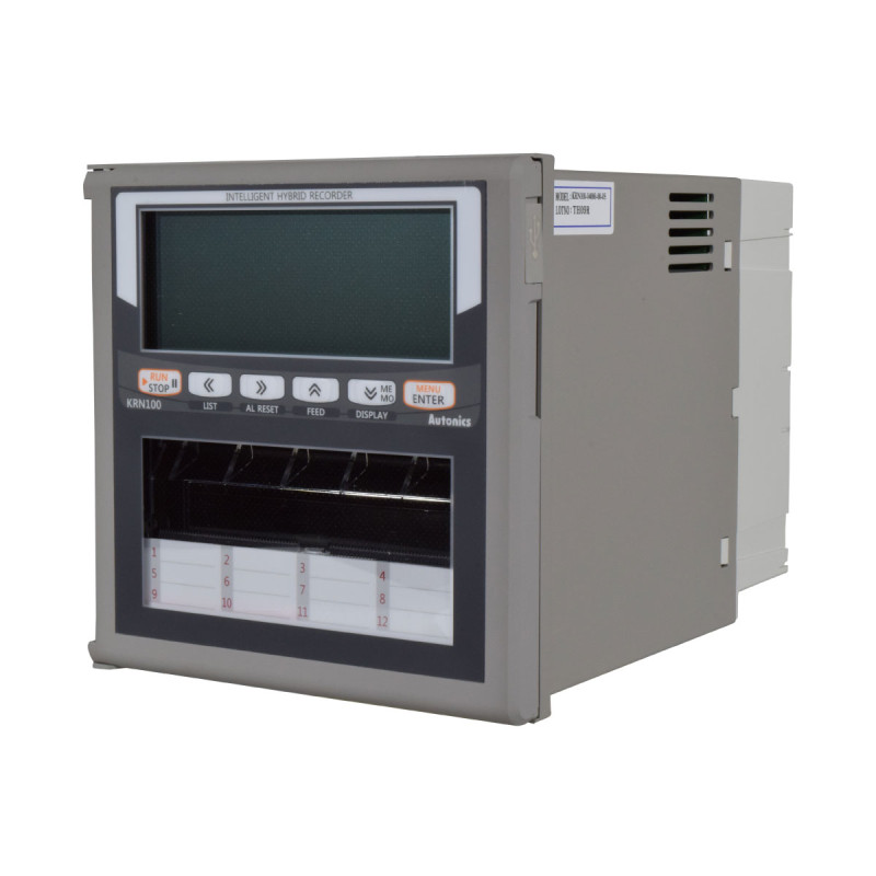 Registradores Híbridos con Display LCD / 4 Canal Entradas - 7 Canal para Tarjeta de Expansión / 100-240VAC | AUTONICS
