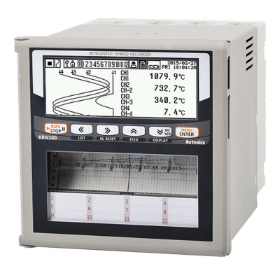 Registradores Híbridos con Display LCD / 6 Canal Entradas - 5 Canal para Tarjeta de Expansión / 100-240VAC | AUTONICS