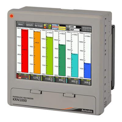 Registradores Digitales con Display TFT / 12 Canal Entradas - 6 Out (Rele SPST NA) / 100-240VAC | AUTONICS