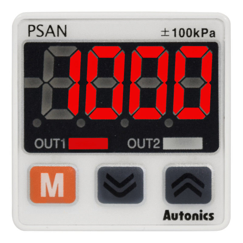 Sensor de Presión 1/8" NPT / -14.5 - 14.5 PSI / 12-24VDC / Out (2NPN + Analógica) / IP40 | AUTONICS - Imagen 2
