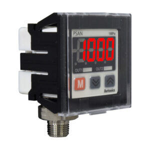 Sensor de Presión 1/8" NPT / 0 - 145 PSI / 12-24VDC / Out (2NPN + Analógica) / IP40 | AUTONICS