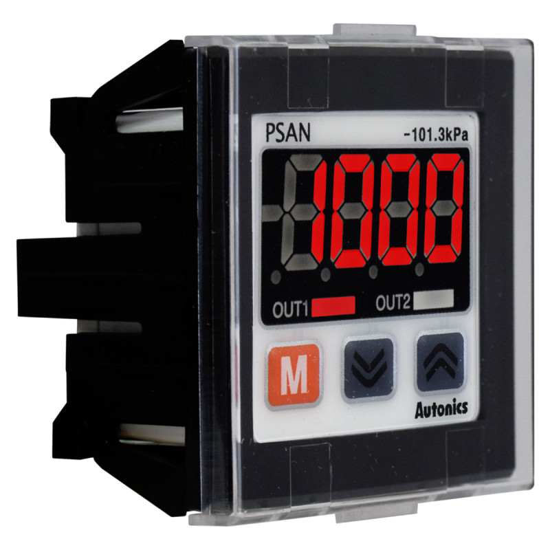 Sensor de Presión 1/8" NPT / -14.5 - 0 PSI / 12-24VDC / Out (2PNP + Analógica) / IP40 | AUTONICS - Imagen 2