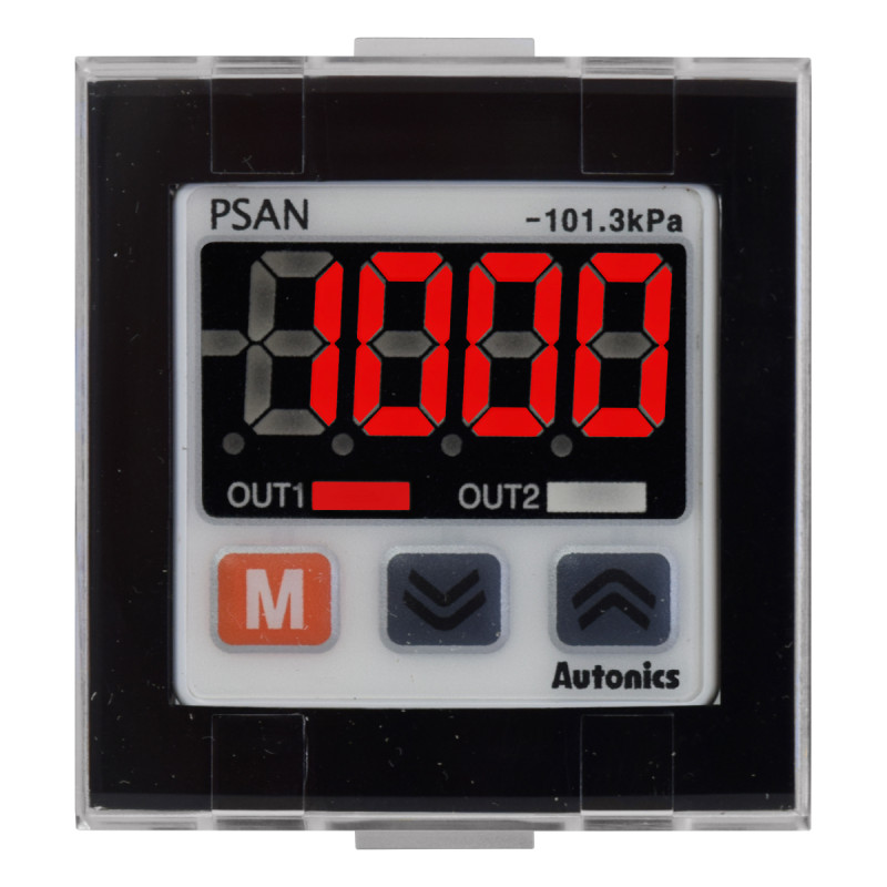 Sensor de Presión 1/8" NPT / -14.5 - 0 PSI / 12-24VDC / Out (2PNP + Analógica) / IP40 | AUTONICS - Imagen 3
