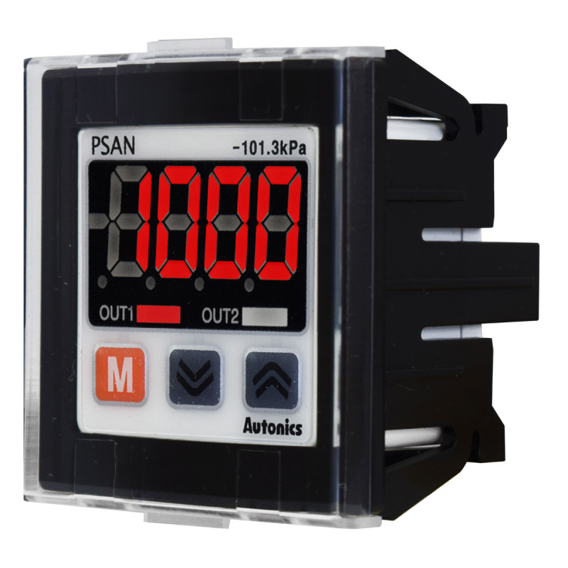 Sensor de Presión 1/8" NPT / -14.5 - 0 PSI / 12-24VDC / Out (2PNP + Analógica) / IP40 | AUTONICS - Imagen 4