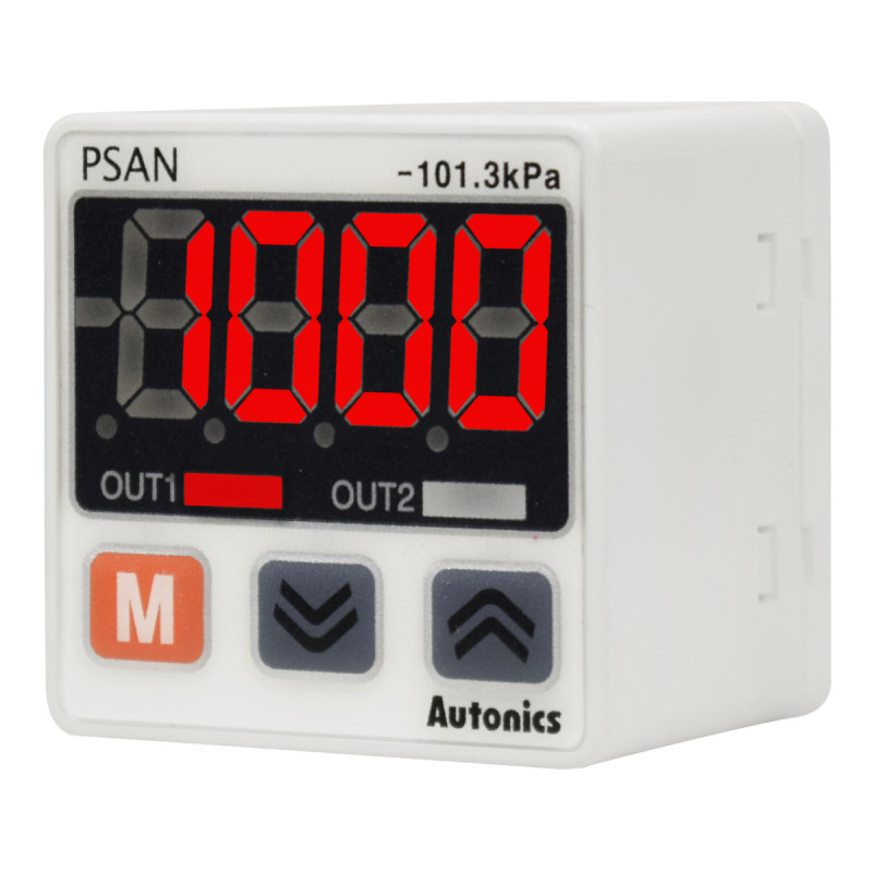 Sensor de Presión 1/8" NPT / -14.5 - 0 PSI / 12-24VDC / Out (2NPN + Analógica) / IP40 | AUTONICS - Imagen 3