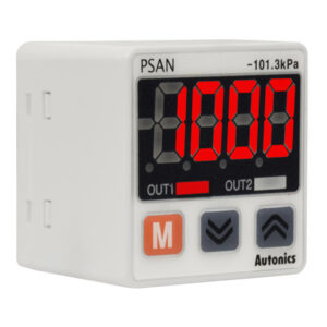 Sensor de Presión 1/8" NPT / -14.5 - 0 PSI / 12-24VDC / Out (2NPN + Analógica) / IP40 | AUTONICS