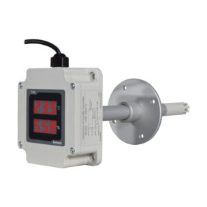 Transmisor de Humedad Relativa y Temperatura de Ducto con Display / Long: 200mm / 4-20mA | AUTONICS