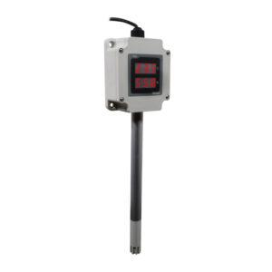 Transmisor de Humedad Relativa y Temperatura de Pared con Display / Long: 200mm / RS-485 | AUTONICS