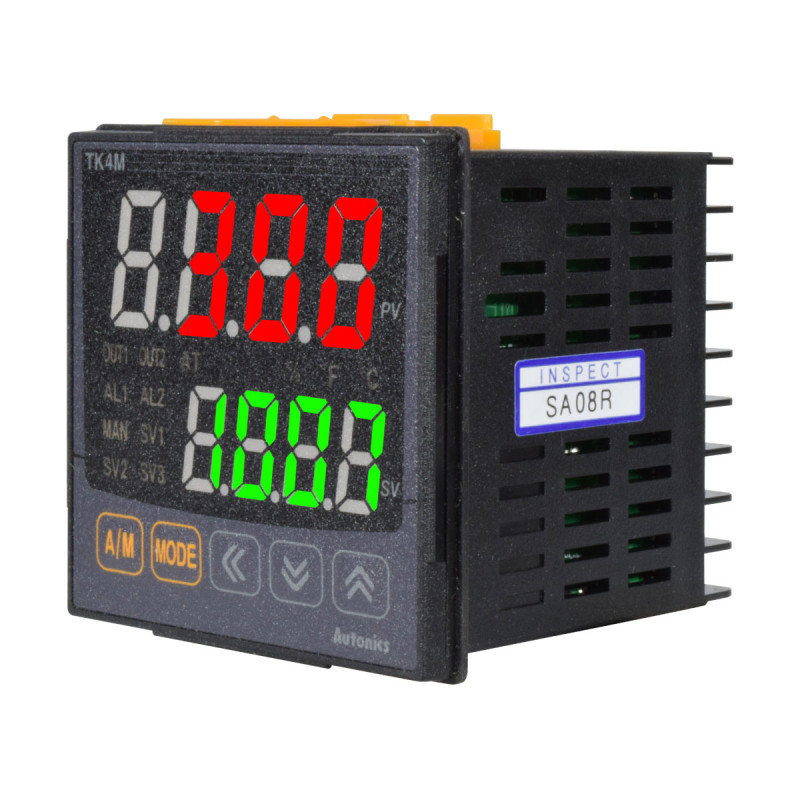 Control de Procesos Digital / Out (SSRP) / SubOut (2xRele SPST) / 72x72mm / 100-240VAC / IP65 | AUTONICS