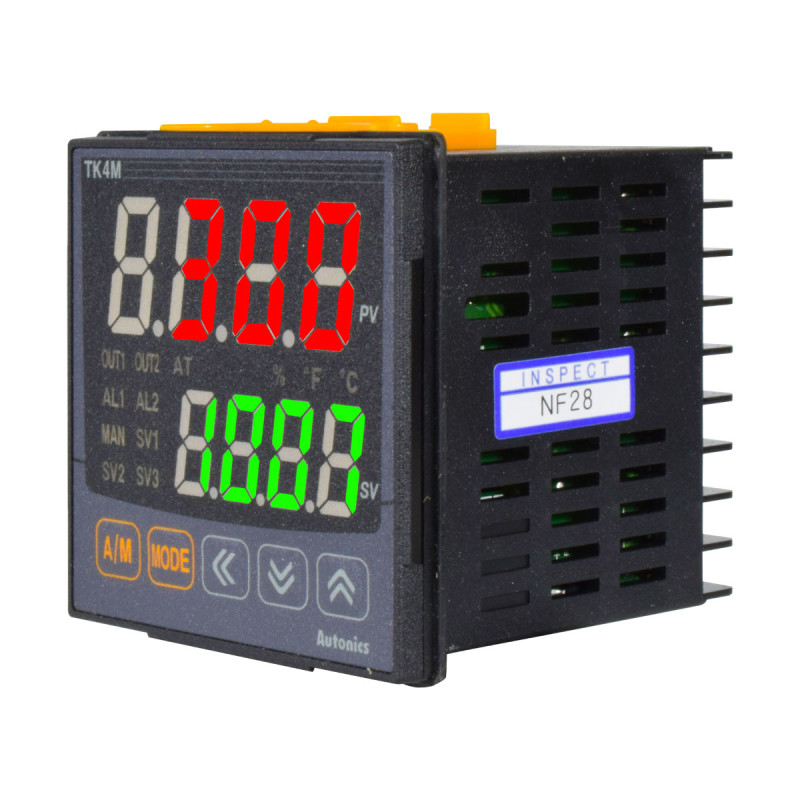 Control de Procesos Digital / Out (Rele SPST - Corriente - SSR) / SubOut (2xRele SPST + RS485) / 72x72mm / 100-240VAC / IP65 | AUTONICS