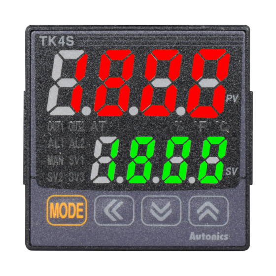 Control de Procesos Digital / Out (SSRP) / SubOut (2xRele SPST + RS485) / 48x48mm / 100-240VAC / IP65 | AUTONICS - Imagen 2