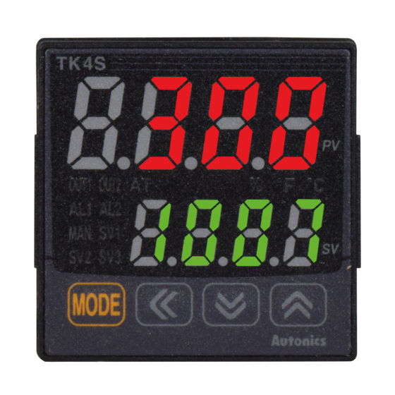 Control de Procesos Digital / Out (2xRele SPST) / SubOut (Rele SPST + Retransmision) / 48x48mm / 100-240VAC / IP65 | AUTONICS - Imagen 2