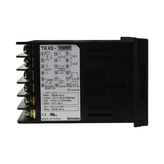 Control de Procesos Digital / Out (2xRele SPST) / SubOut (Rele SPST + RS485) / 48x48mm / 100-240VAC / IP65 | AUTONICS - Imagen 3