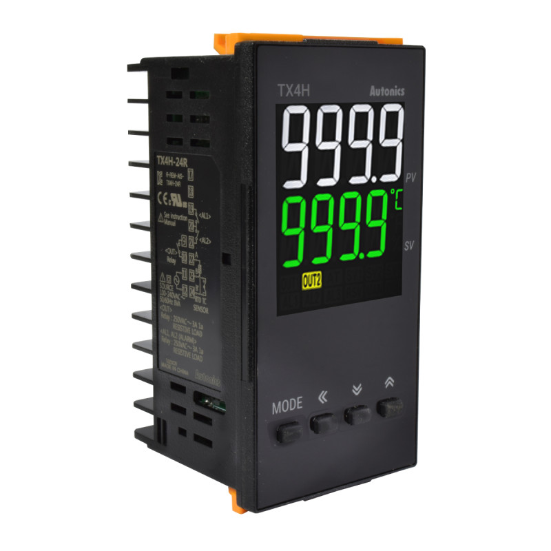 Control de Temperatura Digital / Out (Rele SPST) / SubOut (2xRele SPST) / 48x96mm / 100-230VAC / IP50 | AUTONICS