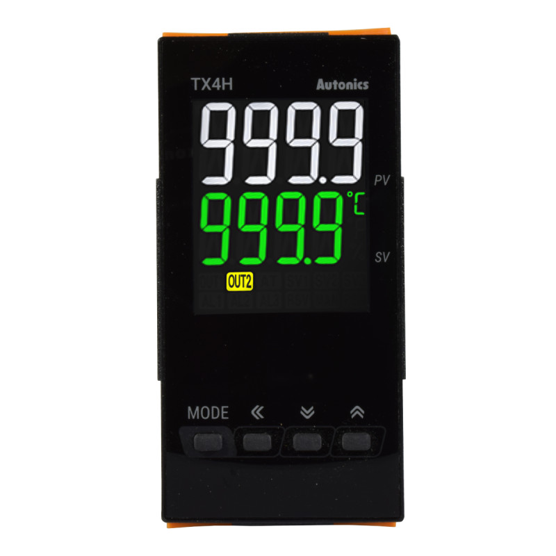 Control de Temperatura Digital / Out (SSR) / SubOut (2xRele SPST) / 48x96mm / 100-230VAC / IP50 | AUTONICS - Imagen 2