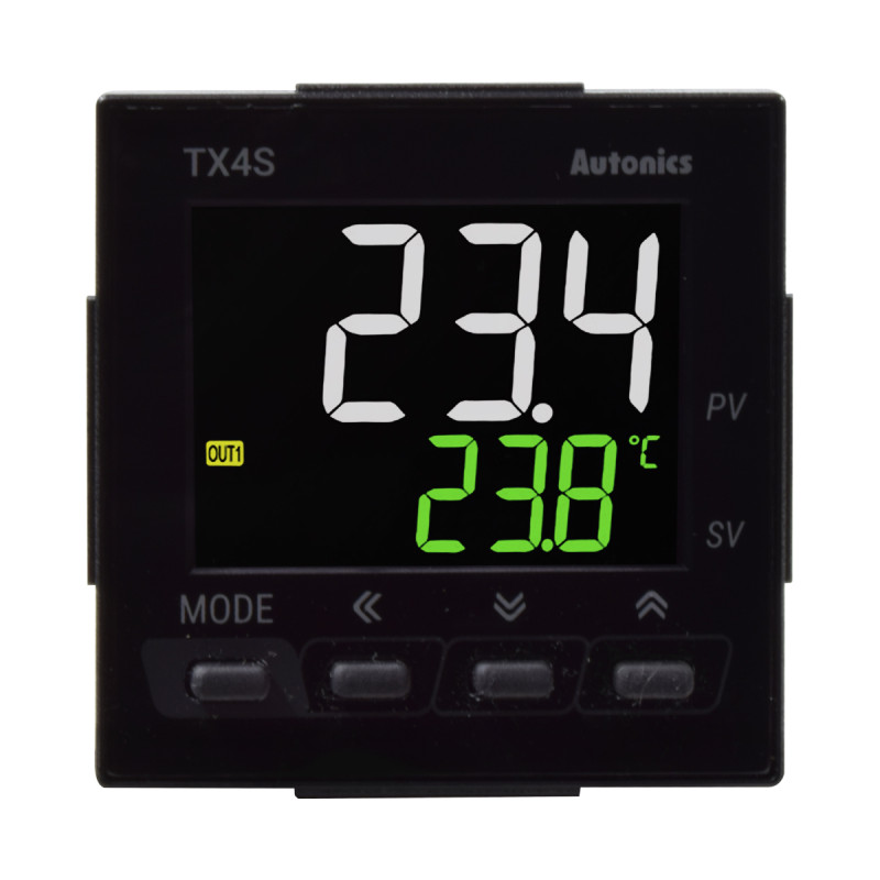 Control de Temperatura Digital / Out (SSR) / SubOut (2xRele SPST) / 48x48mm / 100-230VAC / IP50 | AUTONICS - Imagen 2